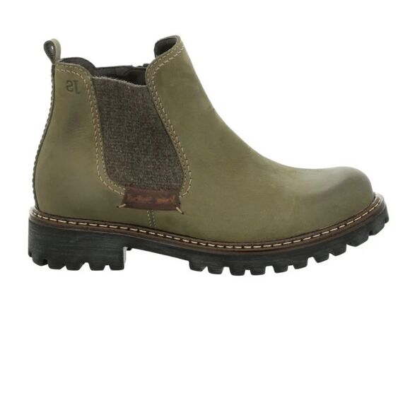 Women’s Josef Seibel  Marta 03 Chelsea Boot shoes Olive size 5.5 (36) - Picture 1 of 12